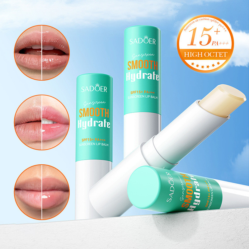 Preferred#Full English SADOER Moisturizing, Smooth, Sun-Protective Lip Balm UV-protective lip balm b