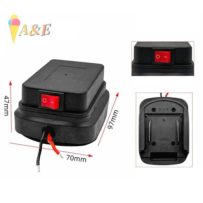 [QIMO] สําหรับ 18V 21V ผู้ถือขั้วต่อแบตเตอรี่พร้อมสายไฟเครื่องมือเชื่อมต่ออะแดปเตอร์ DIY ฐานอะแดปเตอร์