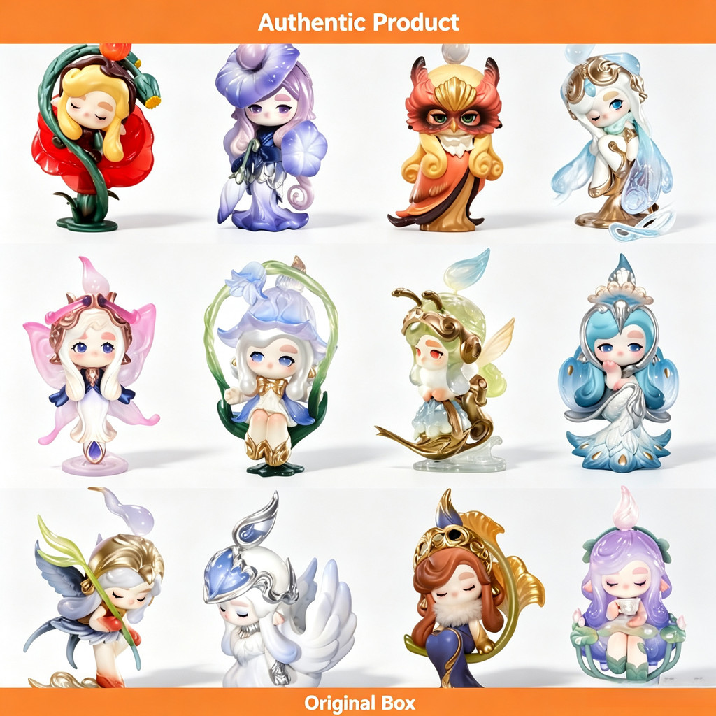 P POPMART CHAKA CHAKA Series ของเล่นแฟชั่น ฟิกเกอร์ กล่องของขวัญปริศนา
