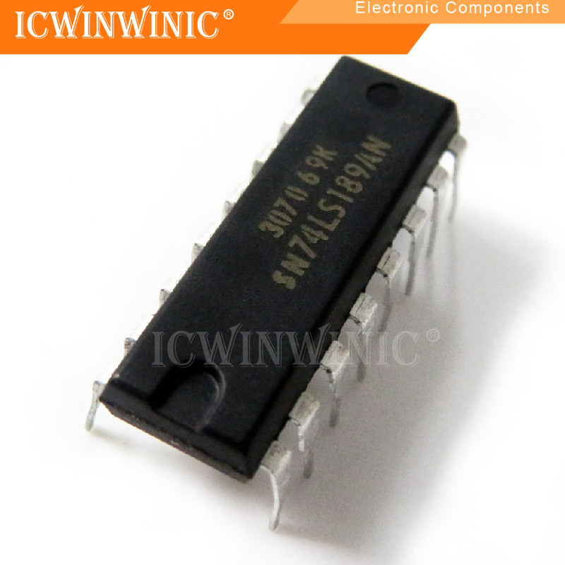 5 ชิ้น SN74LS189AN 74LS189A DIP-16 ส่วนประกอบอิเล็กทรอนิกส์