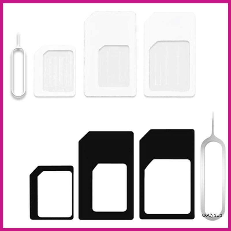 (ส่วนลดสูง)aodysin.th สําหรับ Smart Phones Sim Converter สําหรับซิมการ์ดนาโนเป็นอะแดปเตอร์ Micro Sta