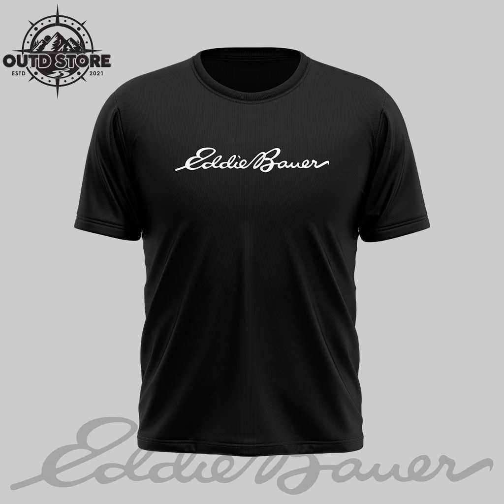 022 Eddie Bauer เสื้อยืด Baju Eddie Bauer (เสื้อยืดไมโครไฟเบอร์) เสื้อยืดกลางแจ้ง เดินป่า จักรยาน