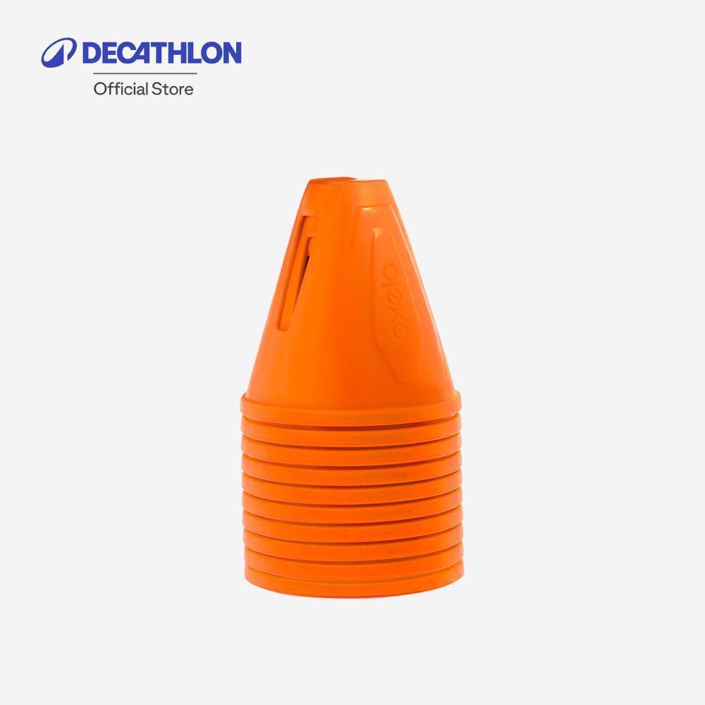 Decathlon Inline Skating Slalom Cones 10-Pack ชุดกรวยสลาลมสำหรับอินไลน์สเก็ต 10 ชิ้น