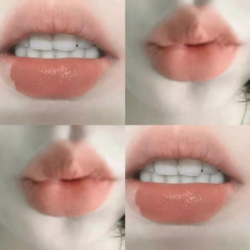 กาแฟนมแอปริคอทเปลือยจริงๆ yyds~Matte Matte Lipstick Plain Velvet Non-Stick Cup ลิปสติกไวท์เทนนิ่ง St