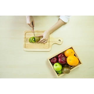 THEWOOD 'S TALE เขียงไม้ แท้ SERVING BOARD (M) สำหรับสับหั่นหรือเสิร์ฟอาหาร