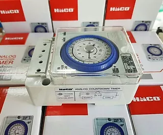 Haco Timer Switch นาฬิกาตั้งเวลา 24 ชั่วโมง มีแบตเตอรี่สำรองไฟ รุ่น TM-B20 ไทม์เมอร์ แบบอนาล็อค (ราคารวม VAT แล้ว)