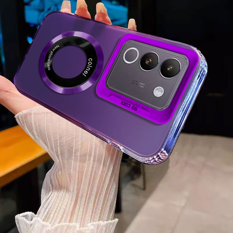 ปลอก VIVO Y100 VIVO Y200 VIVO Y100i VIVO Y200e เคสโทรศัพท์กันกระแทกการดูดซึมแม่เหล็กฝาครอบป้องกันสิ่