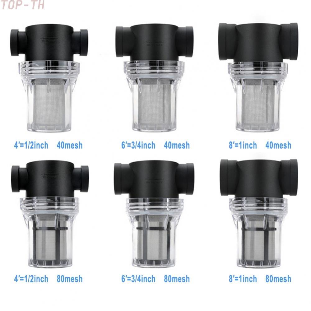 Garden Irrigation Inline Mesh Strainer Water Pump Filter 80 Mesh Easy to Install
