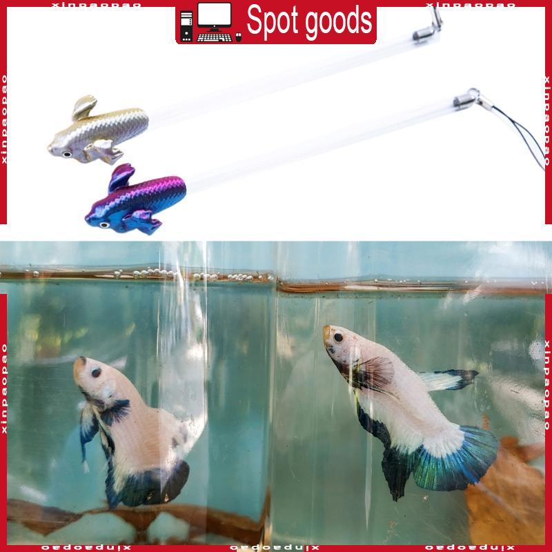 XI Betta Training Wand Betta Starter Kits 3D พิมพ์ปลาการฝึกอบรม Stick กิจกรรมของเล่น