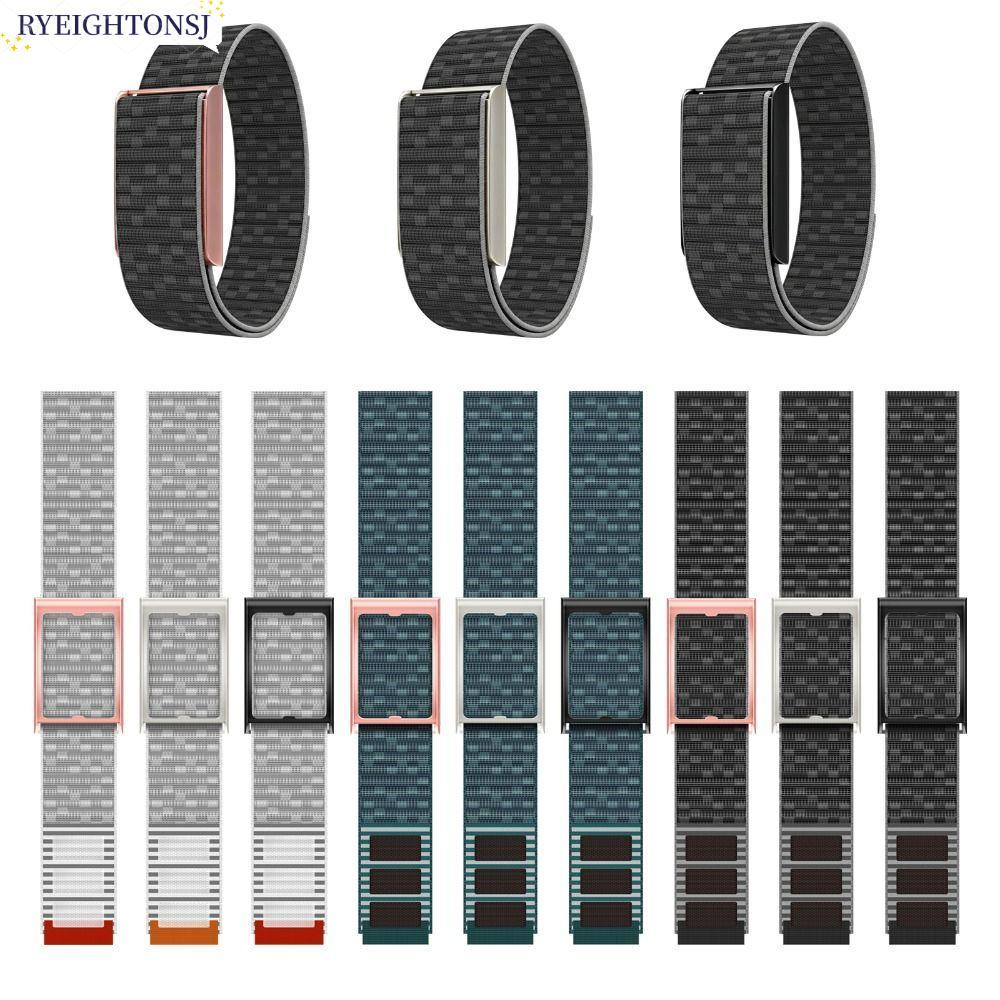 RYIGHTONSJ Fitness Tracker Strap, 22 มม.,ปรับ Breathable Loop Design สายรัดข้อมือสําหรับ Amazfit Helio Strap