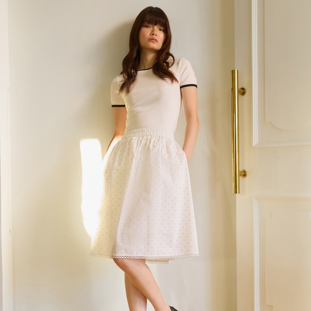 [Pomelo] กระโปรงลายจุด / Polka Dot Skirt