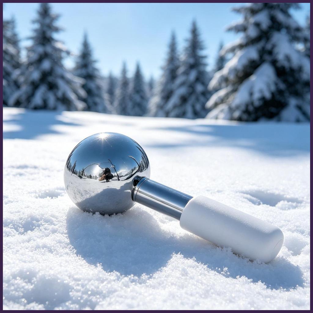 Ice Globes สําหรับ Face Firming นวดสแตนเลสยาวนานคอ Eye Cooling Globes สําหรับผู้ชายผู้หญิง ewoekvn