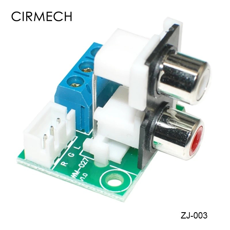 FZ CIRMECH RCA ถึง 2.54 3pin 5.08 3pin Connector RCA adaptor RCA Connector สําหรับระบบเสียงสเตอริโอแ