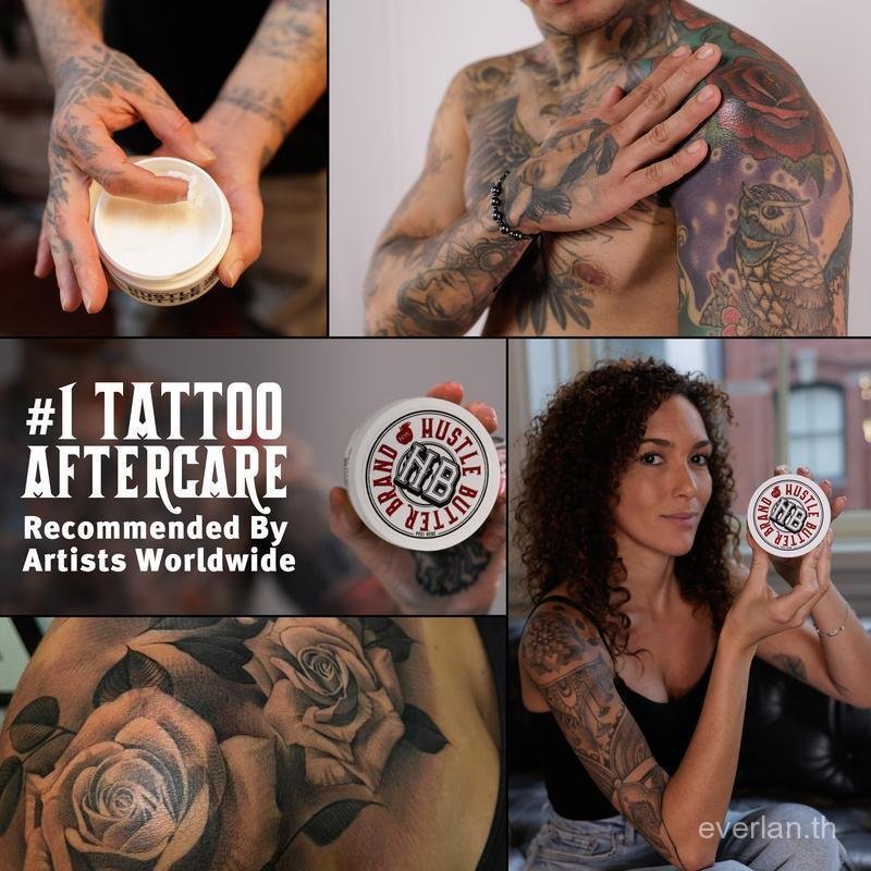 Hustle Butter Deluxe Tattoo Balm 150กรัม ครีมทาสักมืออาชีพ บำรุงผิว รักษาสีรอยสัก สูตรมังสวิรัติ พร้