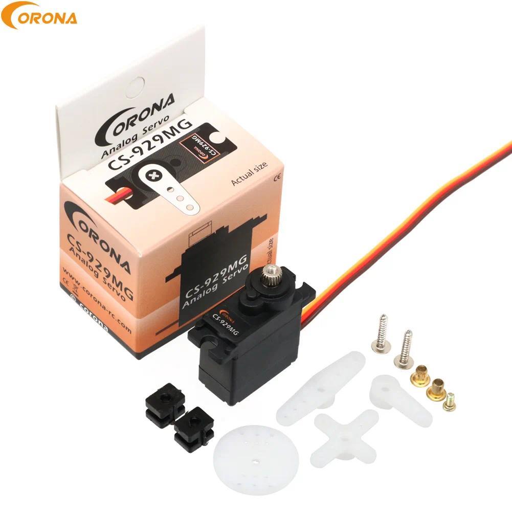 Mi Corona CS929MG CS 929MG CS-929MG 2.0 กก./ 0.11sec /12.5g/เกียร์โลหะServoสําหรับขับรถเที่ยวบินเครื