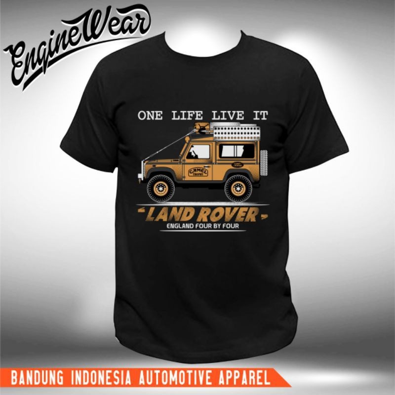 Land Rover Landy Tshirt Jeep Defender Offroad เสื้อรถ Warn 4wd ยานยนต์ Cml