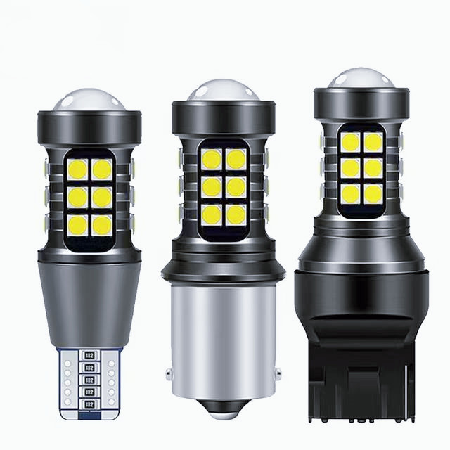T15 T20 1156 1157 3030 27SMD ไฟถอยหลังไฟเบรคไฟเลี้ยว EOUL