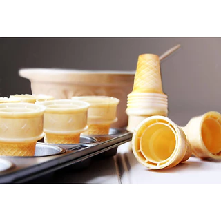 คัพโคนใหญ่ เวเฟอร์โคน ตรา มิสเตอร์โคน (120 ชิ้น/กล่อง, 10 ชิ้น/แถวx12)#Waffle cone