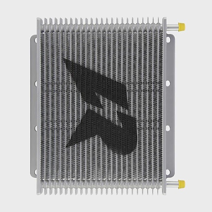 Tube & fin Oil Cooler Universal 25 Row Transmission 11"x7.8"x0.75" (280x198x19mm) inlet/outlet 9.6m