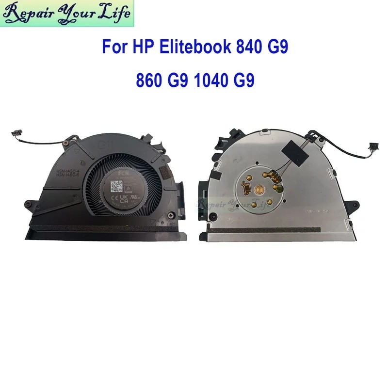 แล็ปท็อป CPU พัดลมระบายความร้อนสําหรับ HP EliteBook 840 845 860 G9 1040 G9 HSN-145C HSN-145C-4 6 PC 