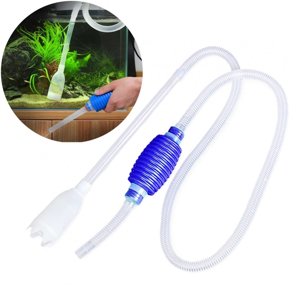 【BIG SALE】Aquarium Siphon Pump Aquarium Siphon Siphon Pump Aquarium Gravel Cleaner-HAPY