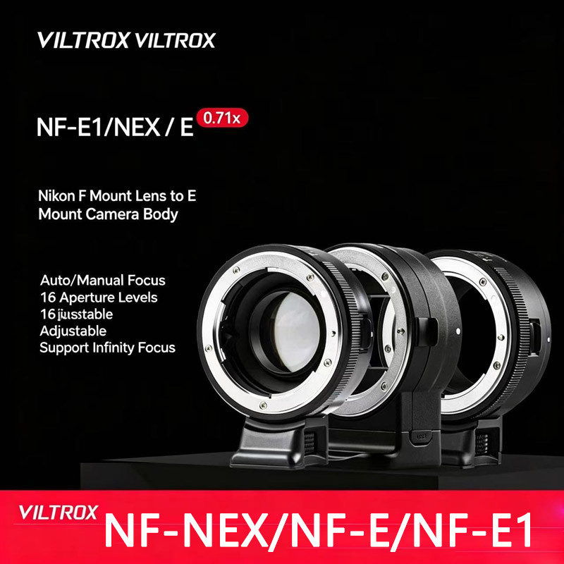 VILTROX NF-E1/NF-NEX/NF-E อะแดปเตอร์เลนส์แหวนเมาท์อะแดปเตอร์เลนส์ Mirrorless สําหรับเลนส์ Nikon F ถึ