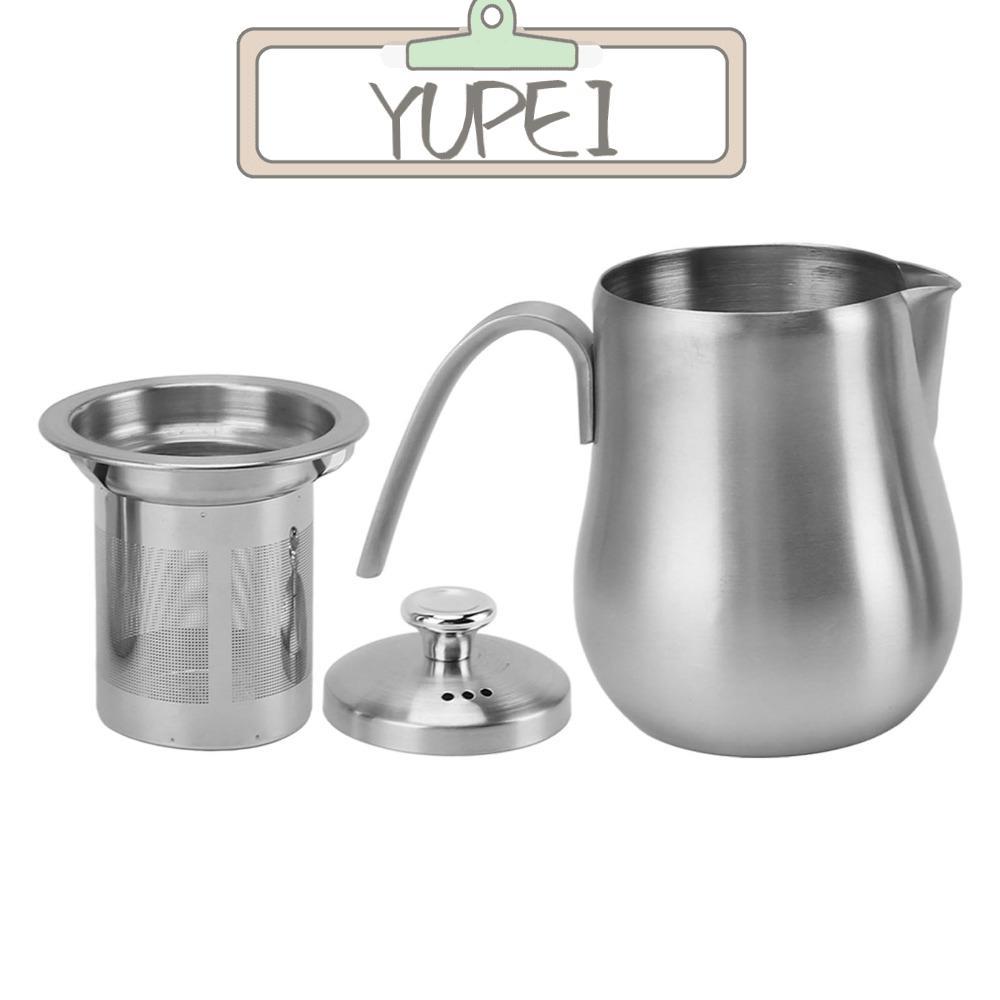 YUPEI Coffee Moka Pot ทนทานในตัวกรอง Moka Pot ใช้งานง่ายพรีเมี่ยมสแตนเลส Home Coffee Moka Pot ชงกาแฟ