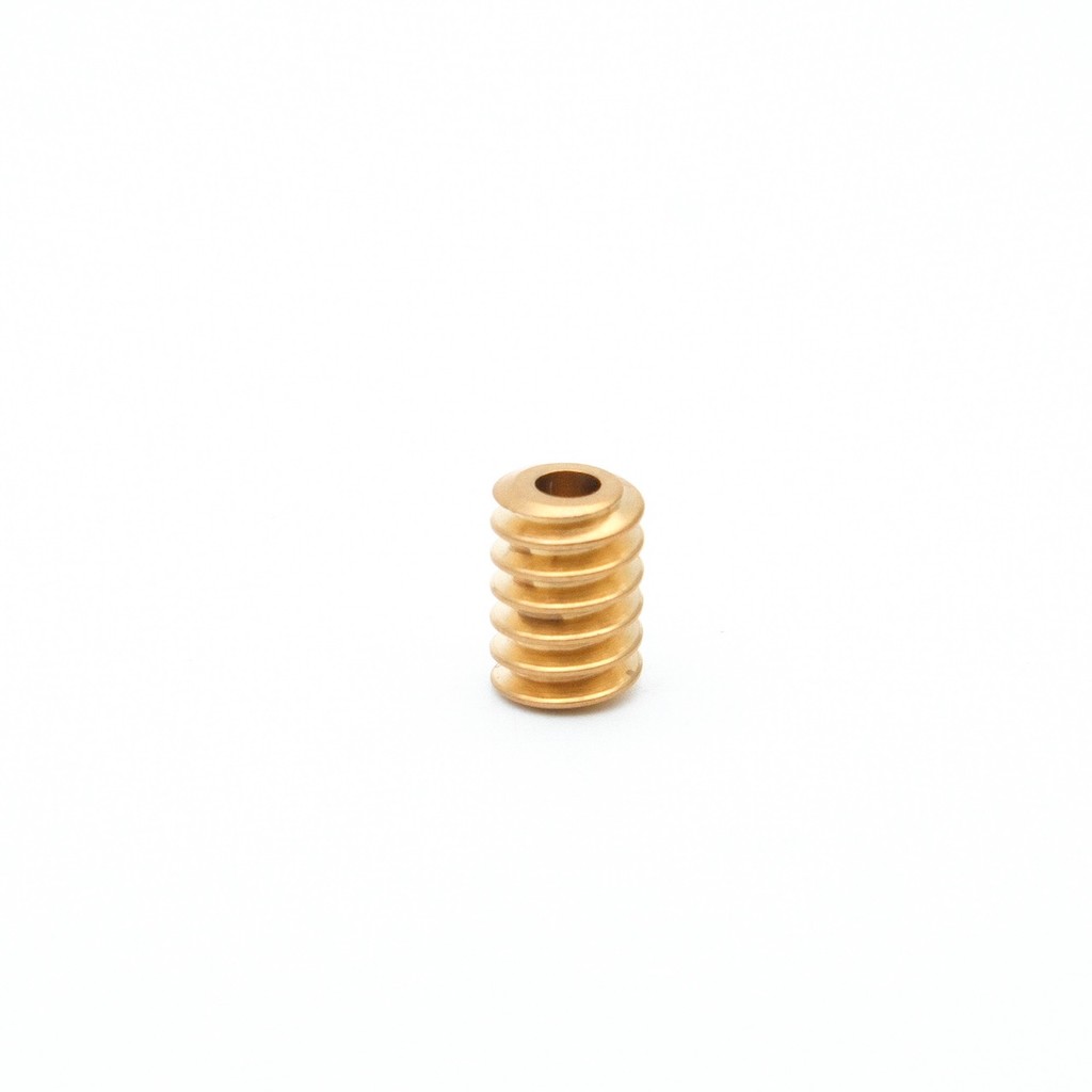 3PCS 0.5M ทองเหลืองหนอนล้อเกียร์, 2 ขนาด Step Hole 6102 &7.54143 มม.DC มอเตอร์ลดเกียร์