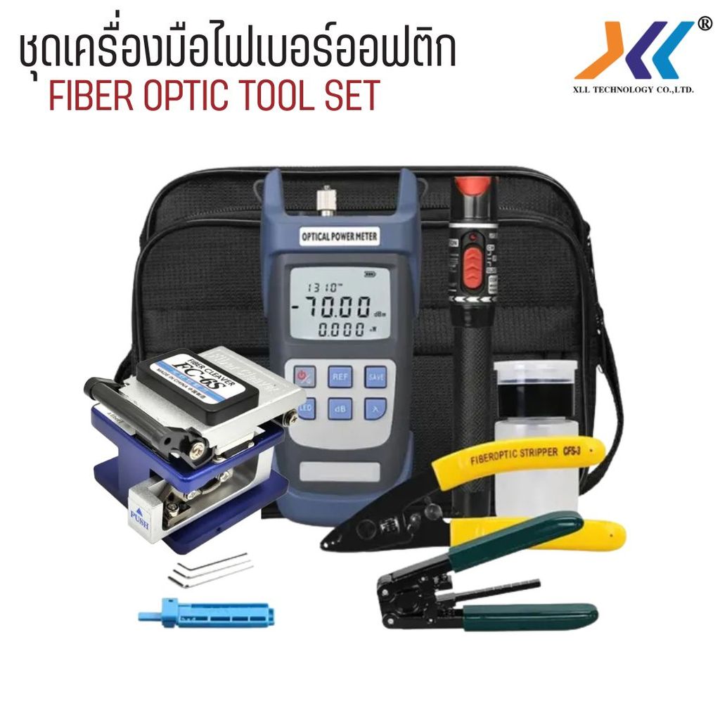 ชุดเครื่องมือไฟเบอร์Optical Fiber oftic Fiber Head Entry Kit Optical Fiber Head Entry Tool FTTH FTTx