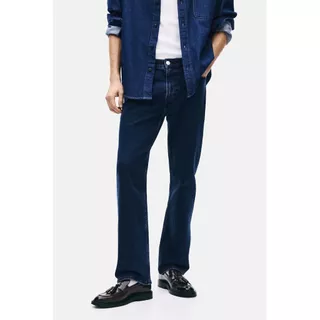 H&M(เอชแอนด์เอ็ม) กางเกงยีนส์ทรงตรง ความยาวปกติ Men Straight Regular Jeans 1311674_1
