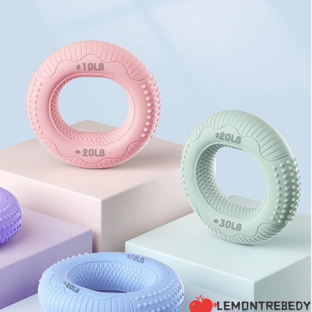 LEMONTRE8EDY Hand Gripper Strengthener, Ergonomic Grip ข้อมือออกกําลังกายซิลิโคน Hand Gripper,แบบพกพ