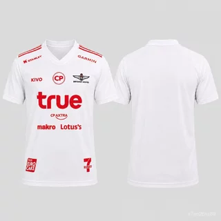 KIVO เสื้อบอล Bangkok United 2025/26 รุ่นแฟนเมด เสื้อสโมสรไทยลีก คอวีแขนสั้น แห้งไว ระบายอากาศ Unisex 3 สี XS-5XL พร้อมส