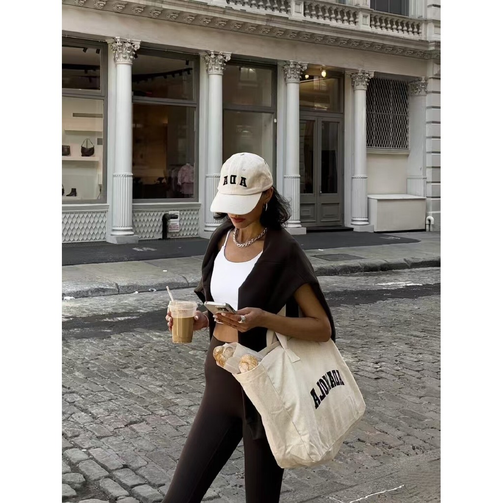 กระเป๋าผ้า กระเป๋าผ้าใบ gentlewoman มือส ADANOLA Niche Street Wear ยุโรปสไตล์อเมริกัน ins Blogger กี