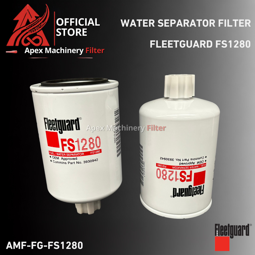 ไส้กรองโซล่าดักน้ำ fleetguard FS1280 cummins 3930942