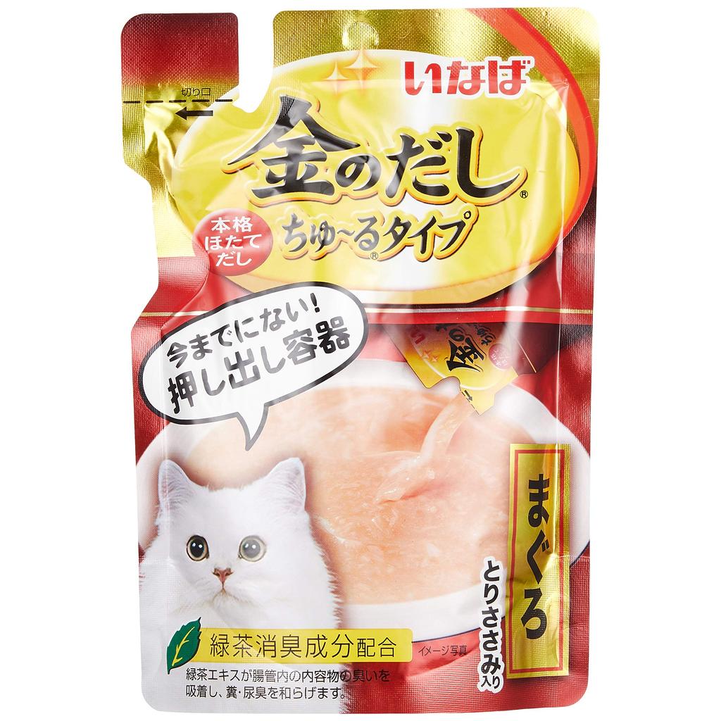 Inaba Kin no Dashi Churu Type ทูน่าและเนื้อไก่ ชุด 12 ชิ้น