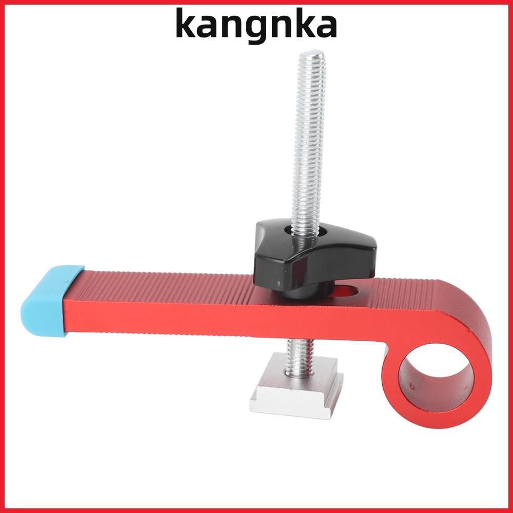 KANGNKA T Track Clamps Kit, Adjustable Red T Track Clamp, Accessories Aluminium Alloy T Slots T Trac