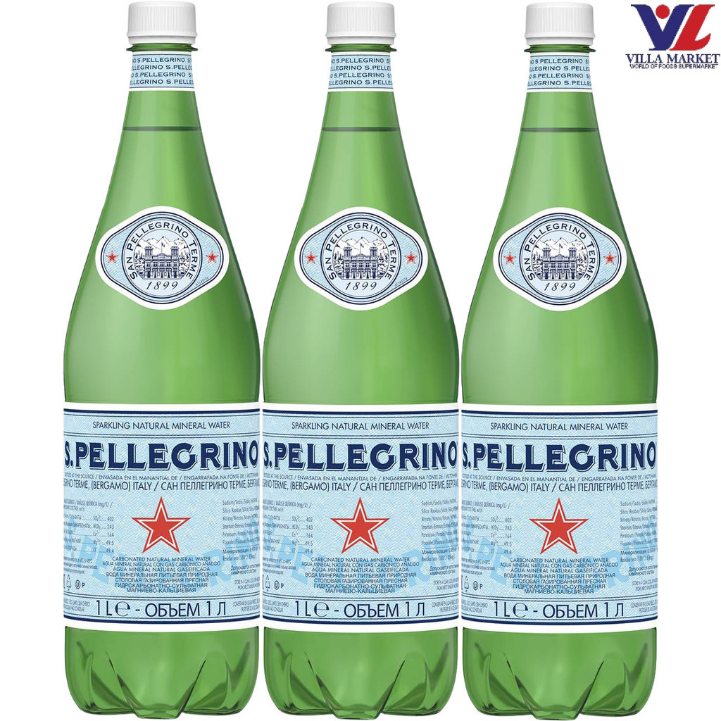 [สินค้าส่งด่วน] [0646] San Pellegrino Mineral Water 3X1000ml