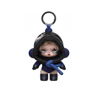POPMART SKULLPANDA Dant to Want Series ตุ๊กตาจี้ตุ๊กตา Mystery Box ของแท้รุ่นอินเทรนด์เล่น