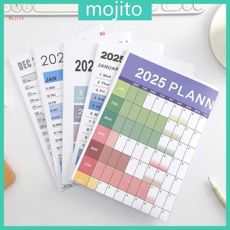 Mojito 2025 Yearly Wall Planner 2025 Family Home Planner ปฏิทิน 2025 Wall Planner