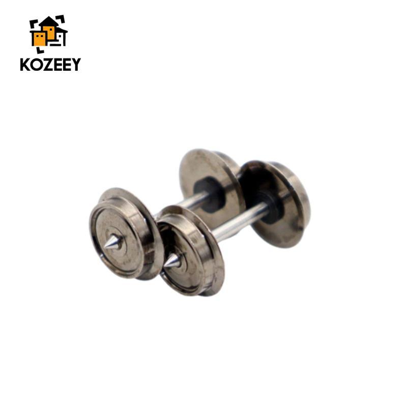 KOZEY HO Scale Train Wheels Exact Fit HO Scale ล้อโลหะ NMRA มาตรฐาน DC ล้อโลหะสําหรับ Track เปลี่ยน