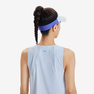 Decathlon Adult Running Visor หมวกไวเซอร์/หมวกเปิดศีรษะใส่วิ่งสำหรับผู้ใหญ่ รุ่น Kiprun V2 - Blue