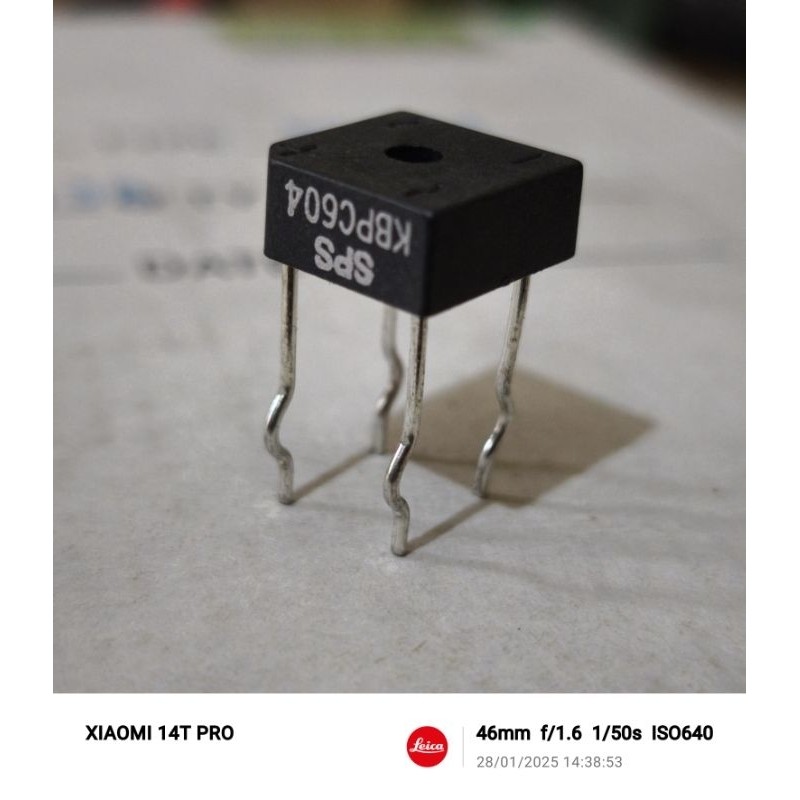 BRIDGE SPS KBPC 604 เกาหลีดั้งเดิม DIODE