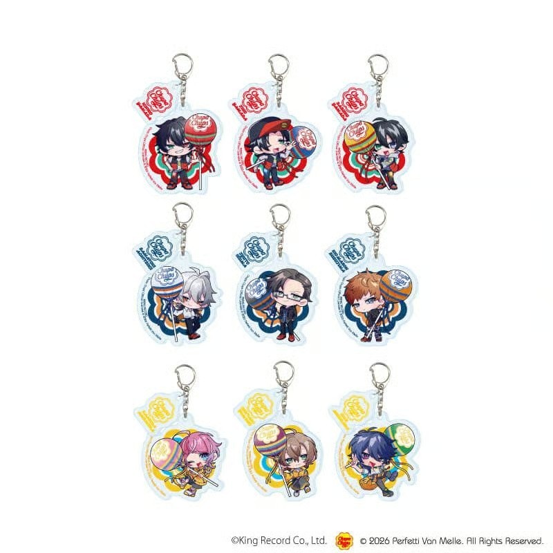 อะนิเมะ KeyChain Hypnosis ไมโครโฟน Chupa Chups Key Chain สําหรับผู้หญิง Yamada Ichiro Key แหวน Iruma