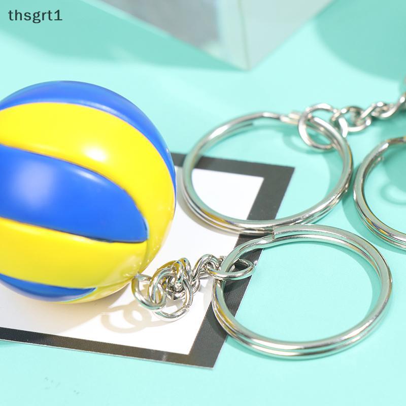[TG1] Volleyball Keychain Mini PVC Volleyball พวงกุญแจกระเป๋า พวงกุญแจรถ พวงกุญแจบอล [TH]