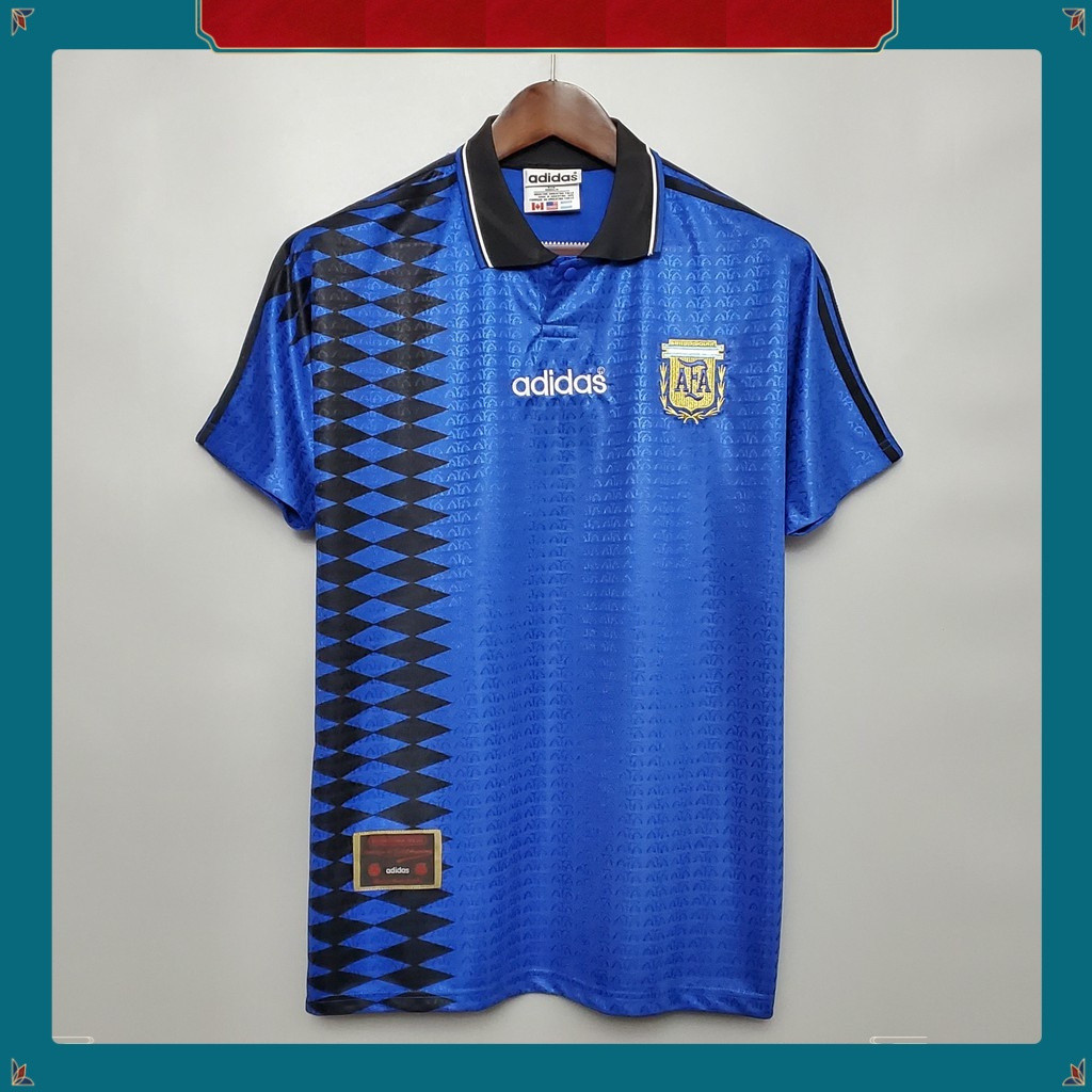 1994 เสื้อฟุตบอลแขนสั้น Argentina Retro 94 Away
