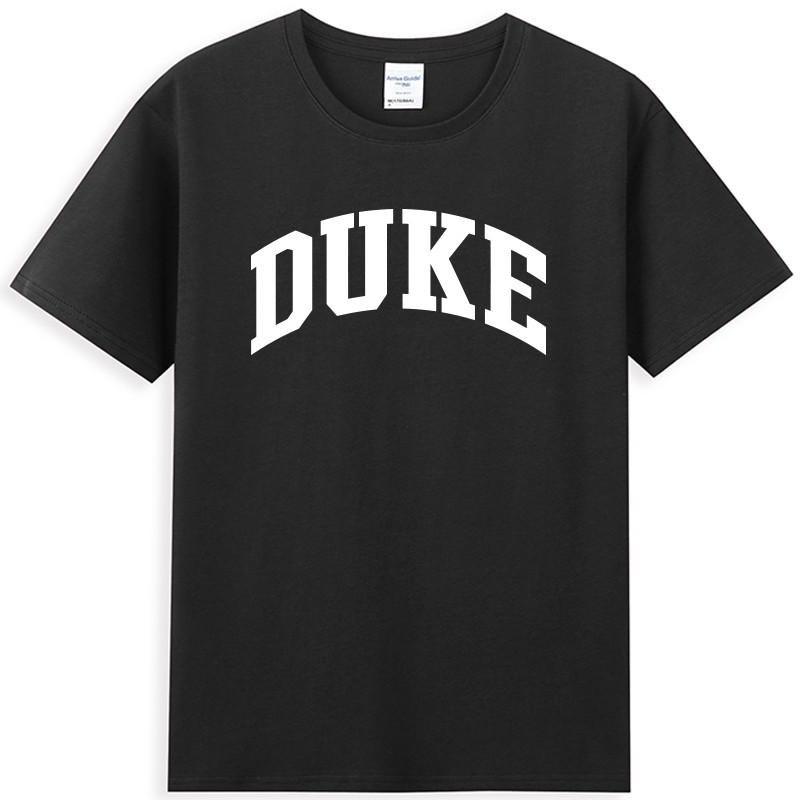 Duke University ของที่ระลึก ของขวัญ Duke University เสื้อยืดคอกลมแขนสั้น เสื้อวัฒนธรรม ผู้ชายผู้หญิง