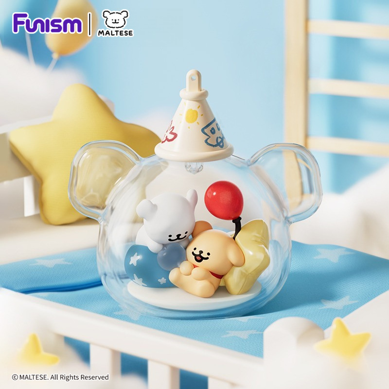 FUNISM Maltes Childhood Days Series ฟิกเกอร์กล่องตาบอด | น่ารักมอลตาลูกสุนัขลึกลับของเล่นตุ๊กตาสะสม,น่ารักตกแต่งโต๊ะเครื่องประดับของขวัญสําหรับเด็กและผู้ใหญ่