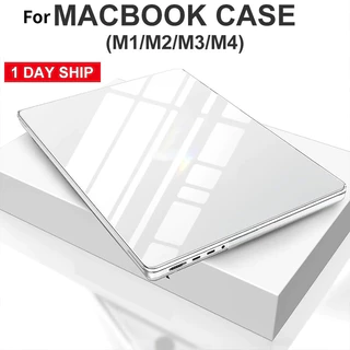คริสตัลโปร่งใสสําหรับ For 2025 Macbook Air Pro M5 M4 M3 M2 13/14/15/16 inch