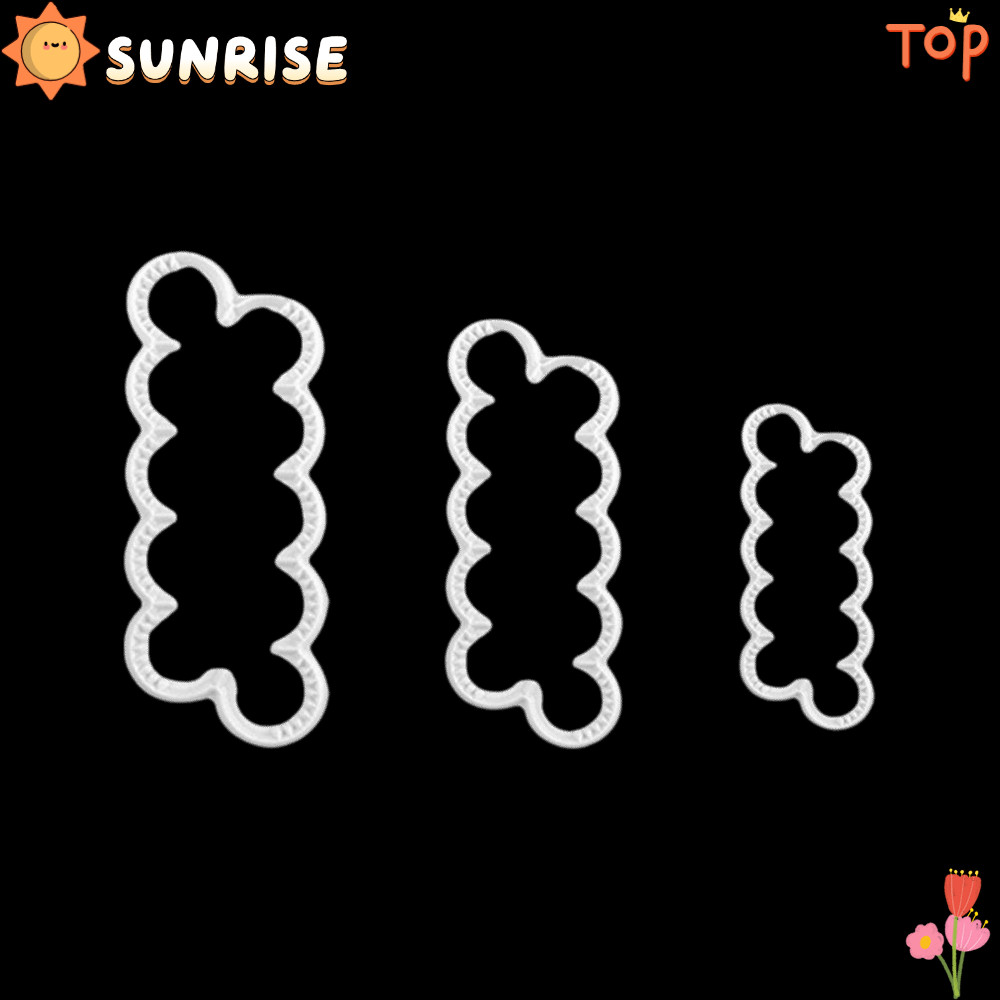 SUNRISE 9PCS Fondant ดอกไม้แม่พิมพ์,กลีบ PP Fondant ดอกไม้ตัด, Rose ดอกคาร์เนชั่น Peony แบบบูรณาการก