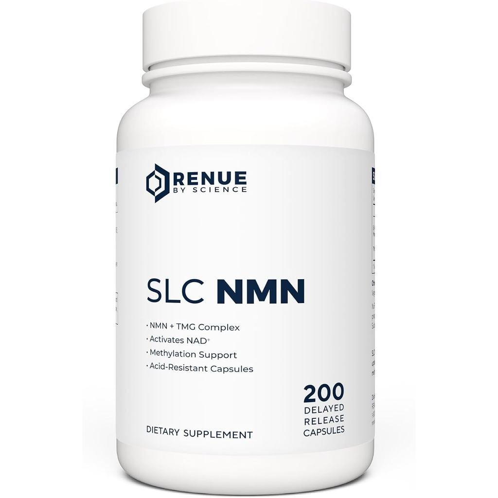 อาหารเสริม Renue By Science NMN | 200 SLC Enteric Capsules - 250 มก. Nicotinamide Mononucleotide ต่อ